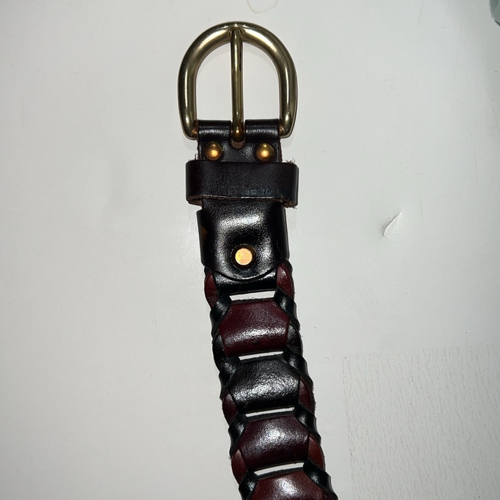 Vintage Unisex Genuine Leather Belt
